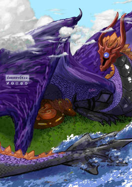 Exuvia Zhongli x Foul Legacy Dragon Childe